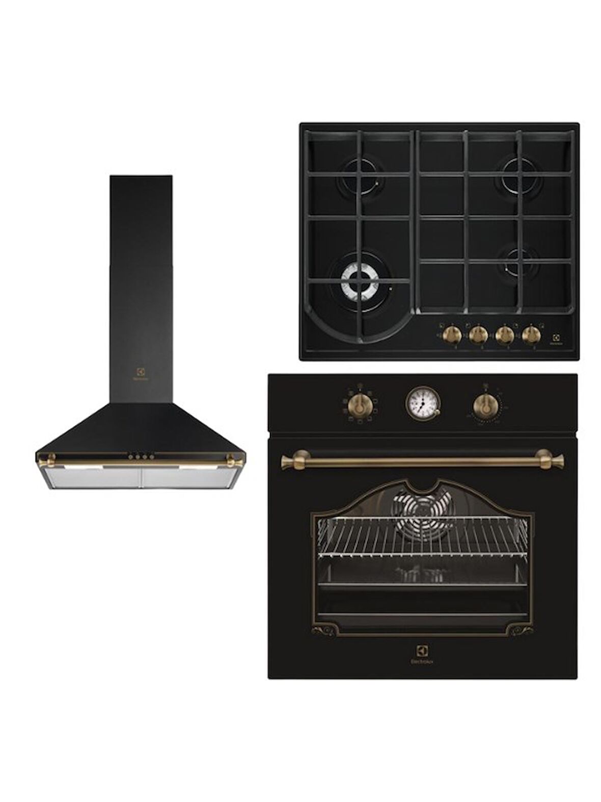 Electrolux Rustik Ankastre Set [EFC226R+EGH6343ROR+EOA5220AOR]